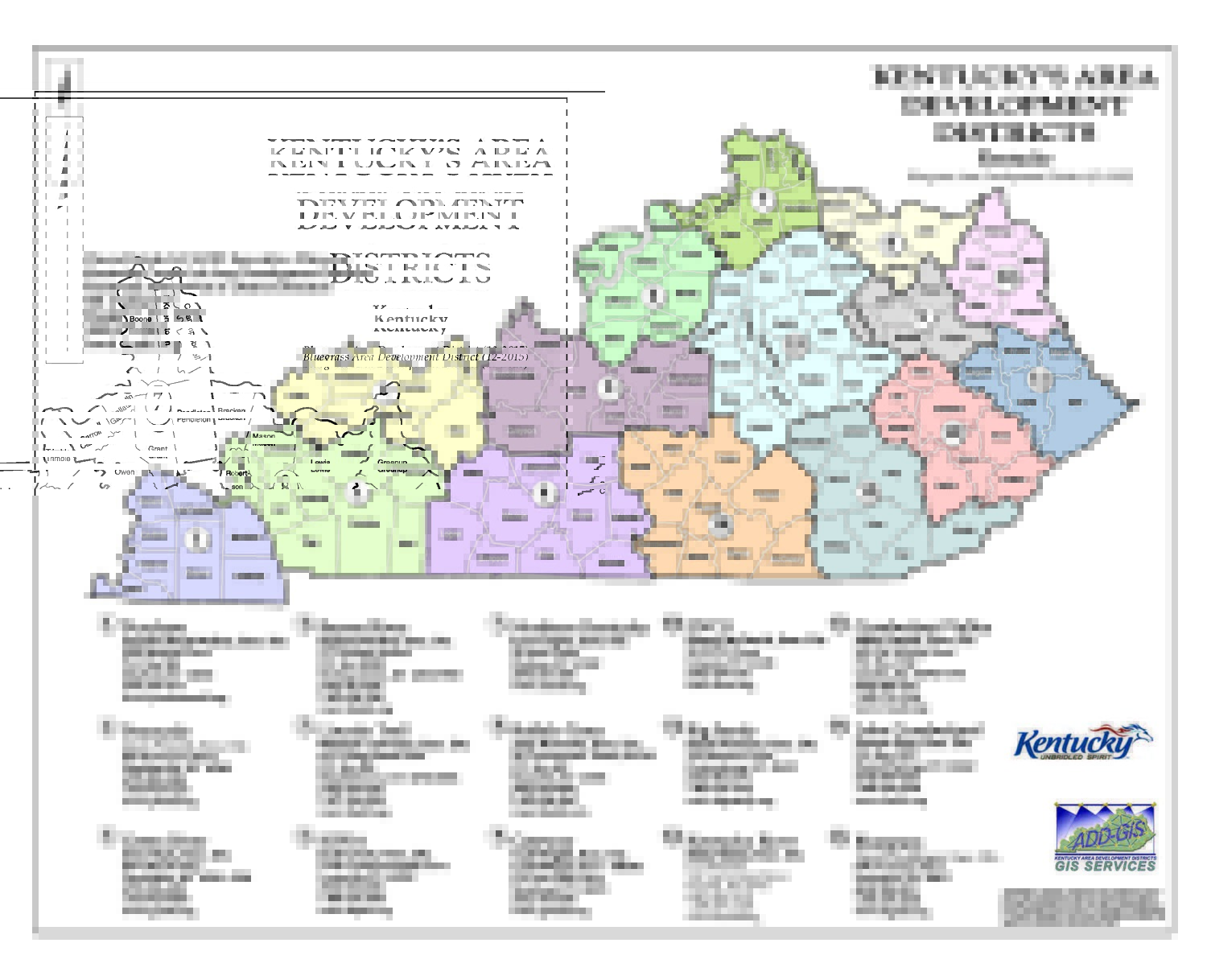 Kentucky County Map With Roads World Map - vrogue.co